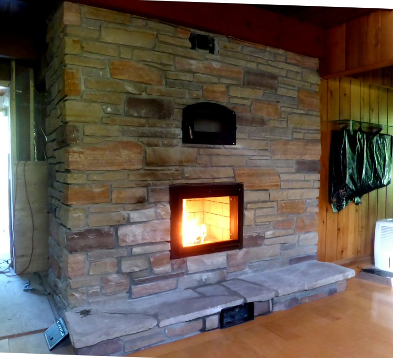 Fireplace Retrofit by Masonry Stove Builders