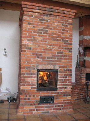 Hand built refractory core by Pyromasse, faced by the client.