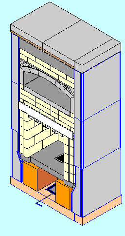 graphic of assembled core