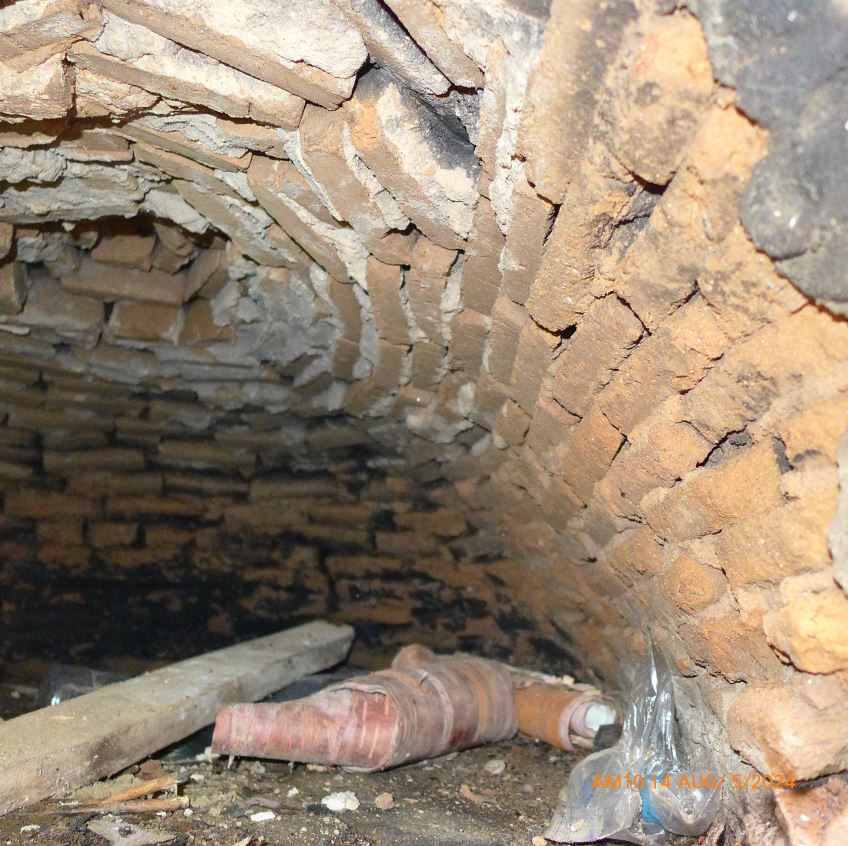 Adobe oven after 36 years