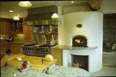 custom domestic bake oven / fireplace