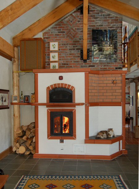 Heat Kit masonry heater by Norbert Senf