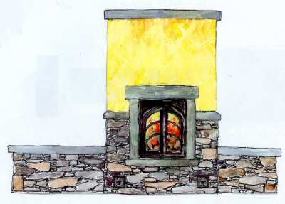 Masonry heater design by John Fisher
