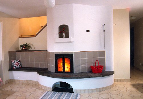 Heat Kit masonry heater by Norbert Senf