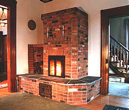 Masonry Heater by Masonry Stove Builders