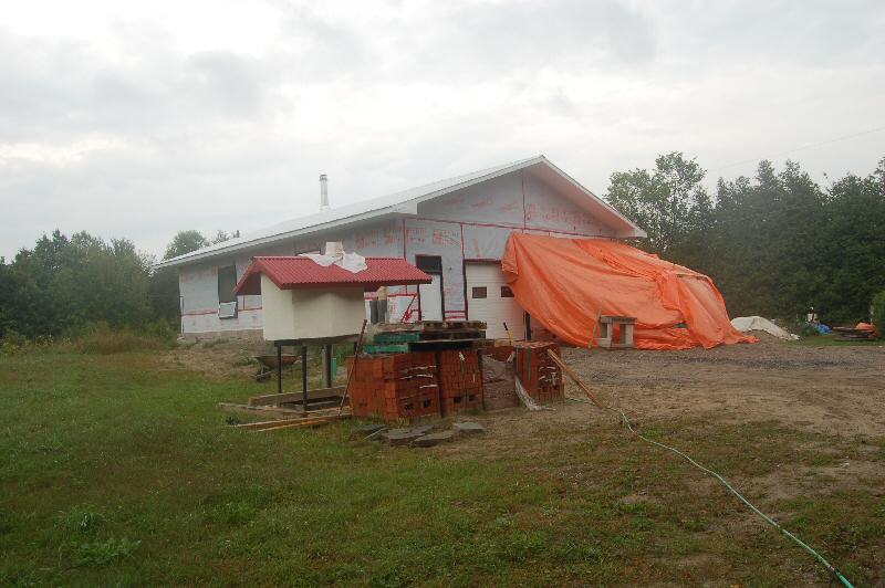 Experimental masonry hydronic heating workshop