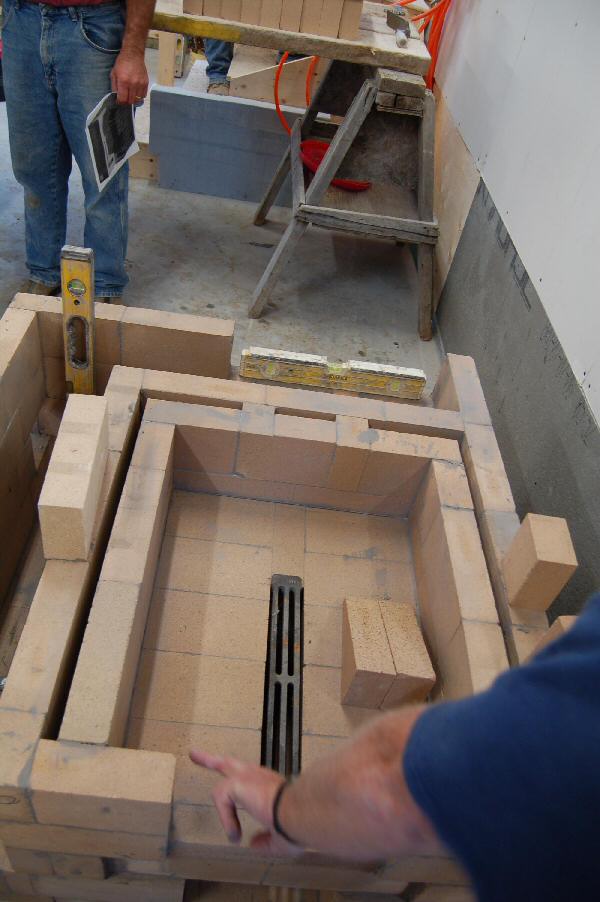 Experimental masonry hydronic heating workshop