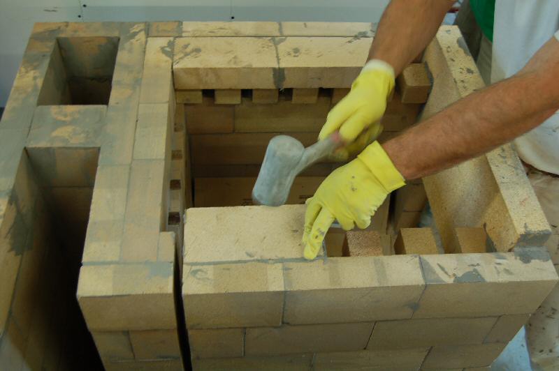 Experimental masonry hydronic heating workshop