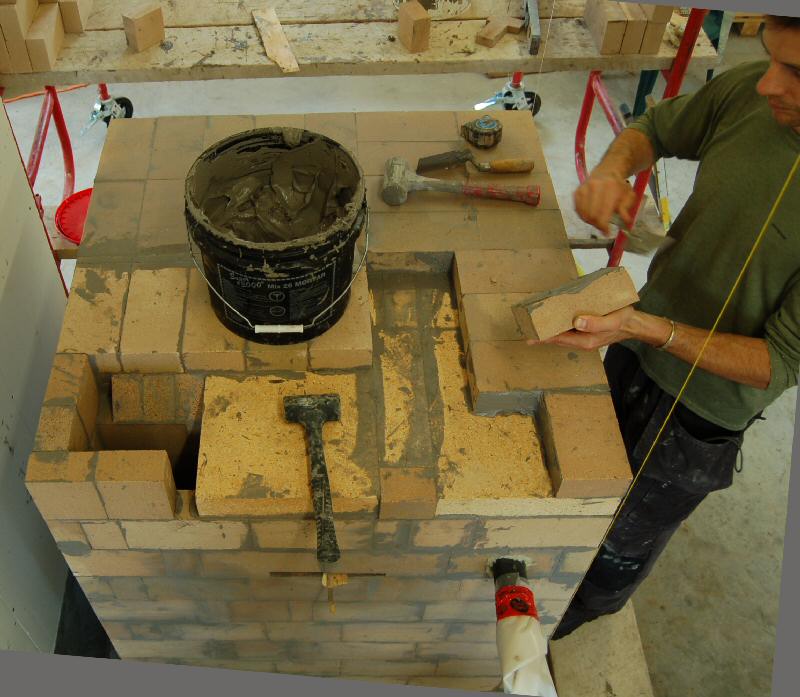 Experimental masonry hydronic heating workshop