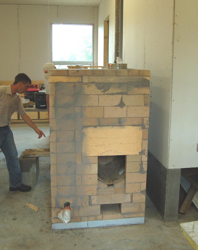 Experimental masonry hydronic heating workshop