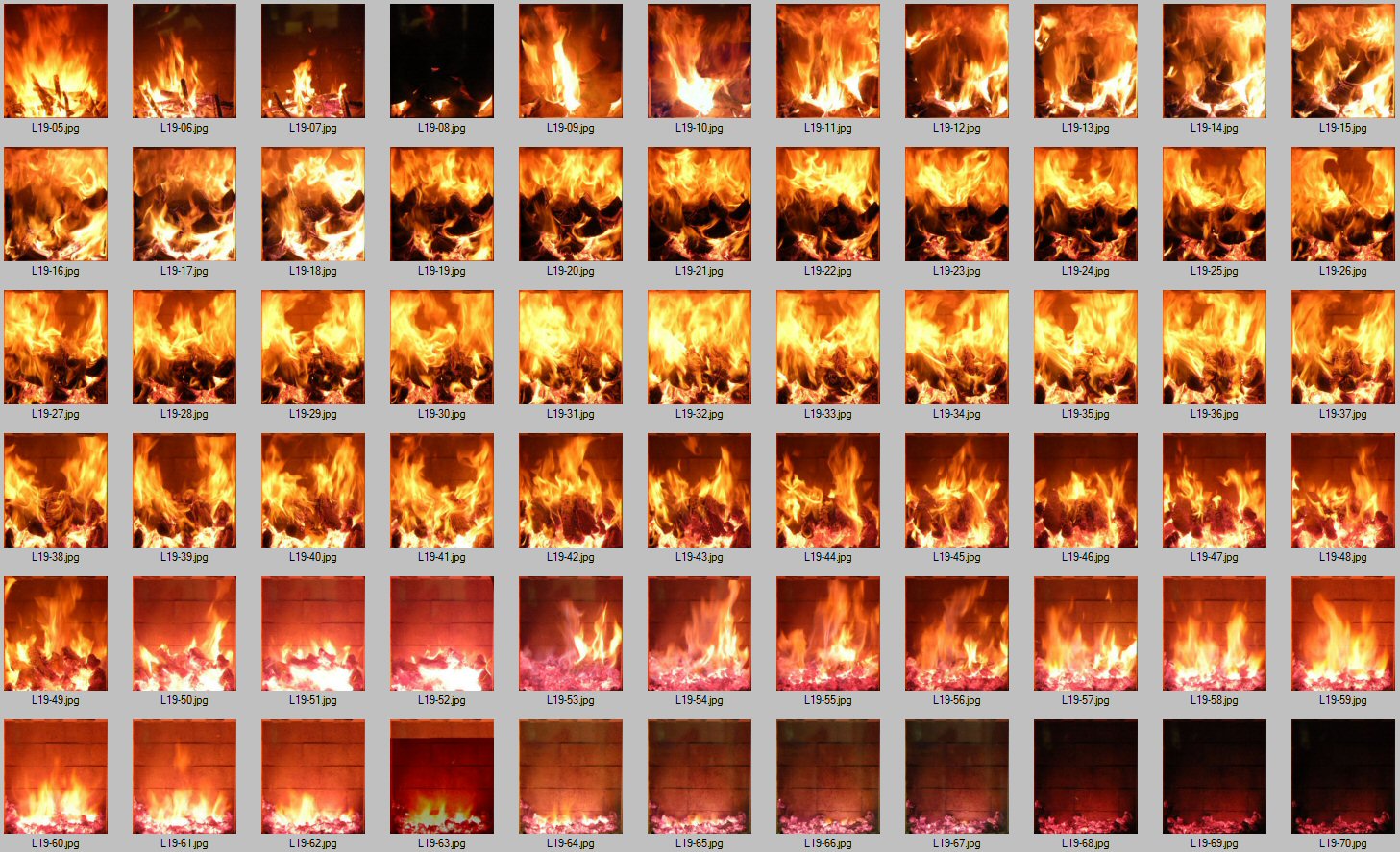 burn sequence