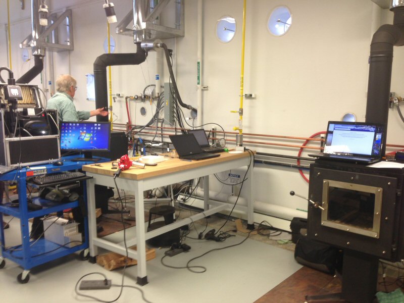 Brookhaven National Laboratory - automated wood stove testing